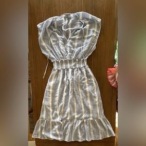 rails beacht blue sun dress size M